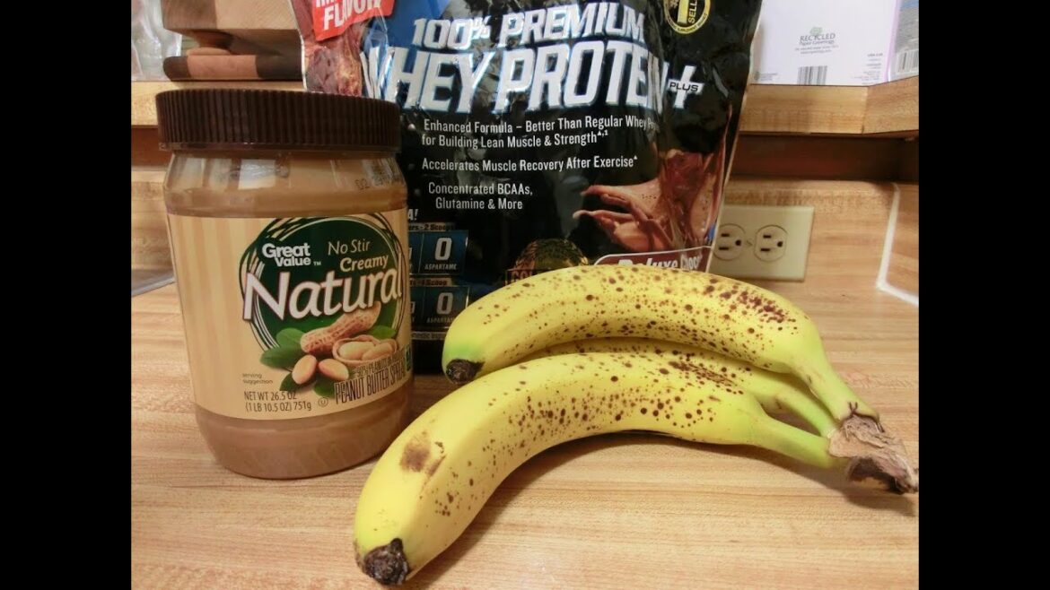 Powerful Peanut Butter Banana Chocolate Protein Shake