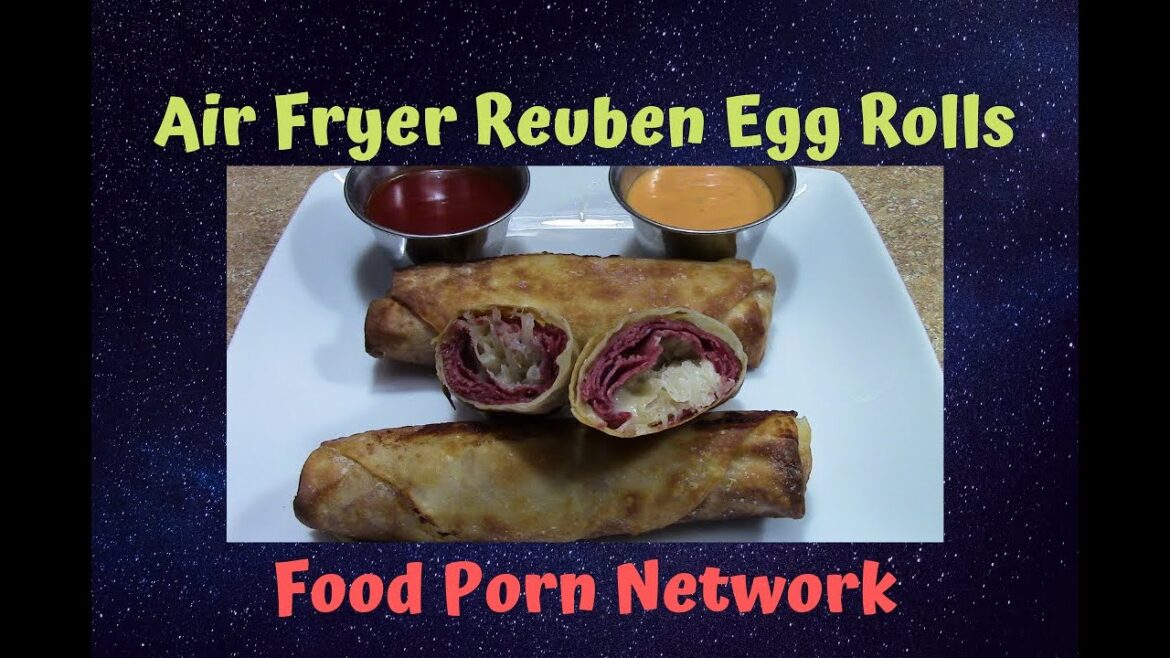 Air Fryer Reuben Egg Rolls (Cosori)