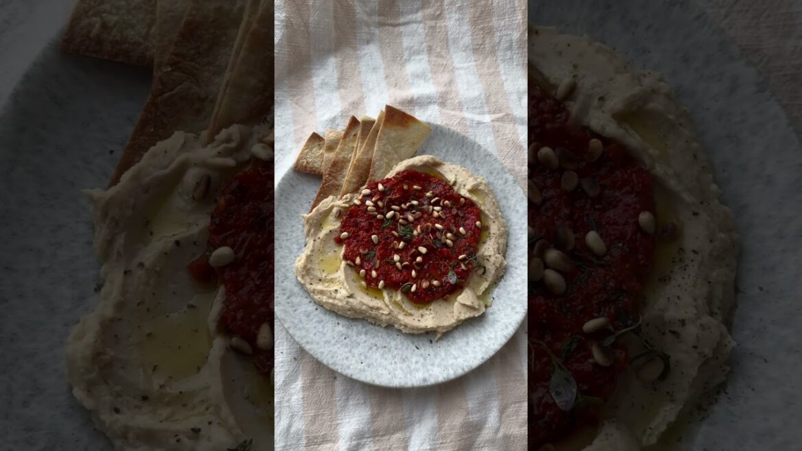 Muhammara på bønnedip