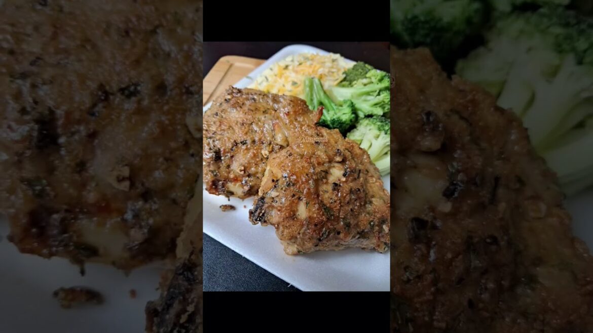 Baked Parmesan Chicken with Mashed Potatoes and Broccoli