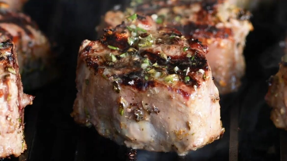 Grilled Greek Lamb Loin Chops