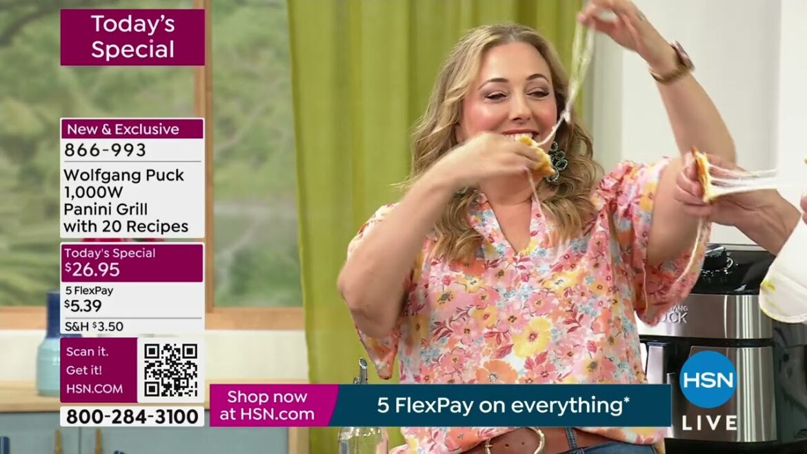 Wolfgang Puck 1000Watt Panini Grill with 20 Recipes