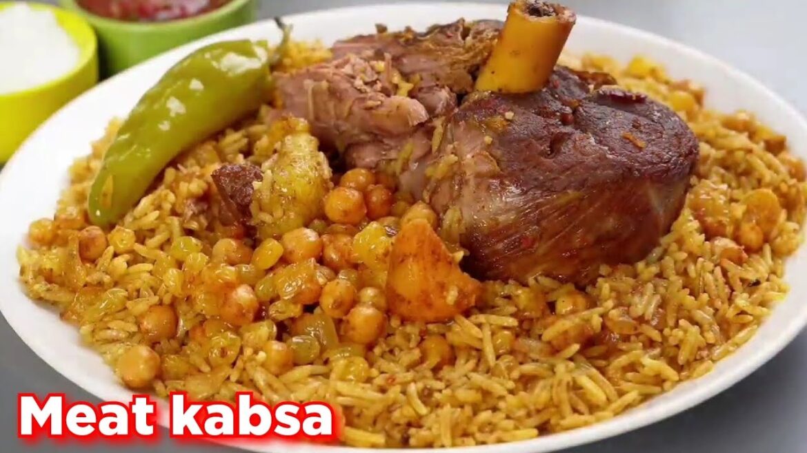 Delicious meat kabsa arabic recipe|Meat kabsa [laham kabsa] @GengsffordVlogs