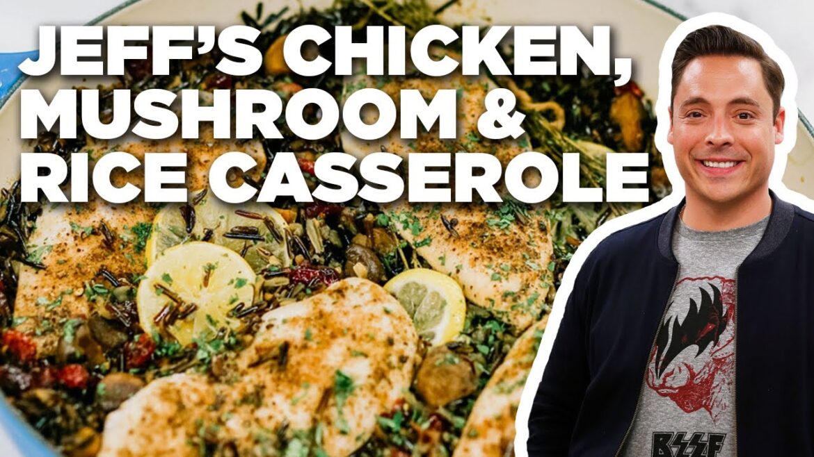 Jeff Mauro's Chicken, Mushroom and Wild Rice Casserole | The Kitchen | Food Network