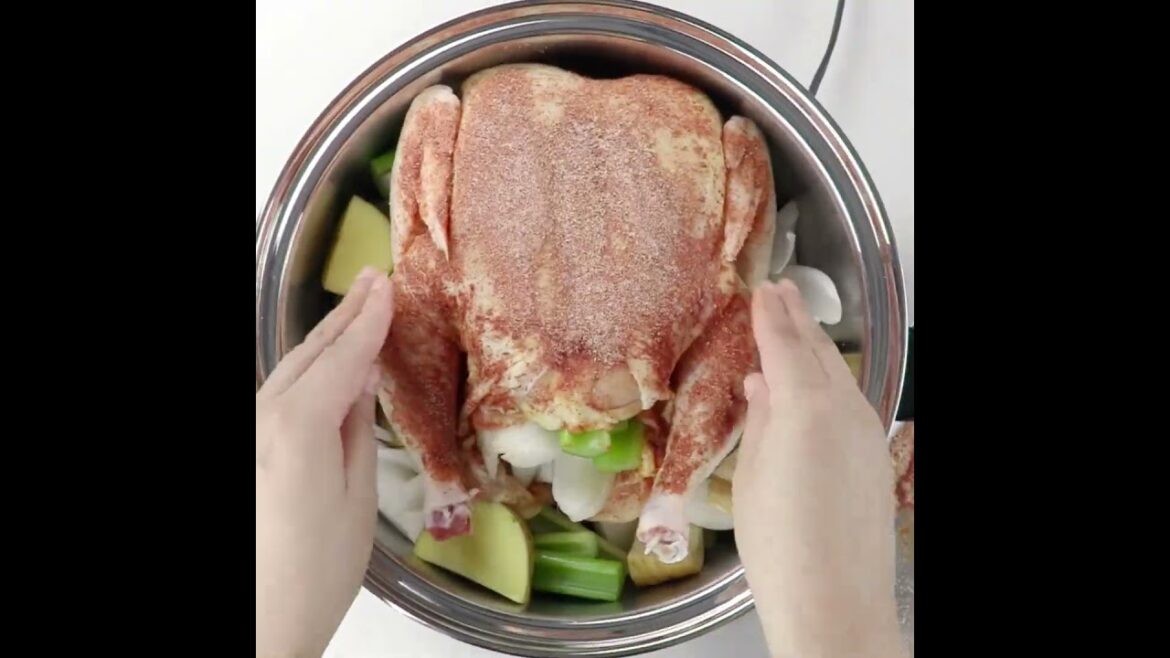 [Saladmaster] Limited Edition 8.5 Qt./8 L Roaster Roasted Chicken & Vegetables with Cinnamon Apples