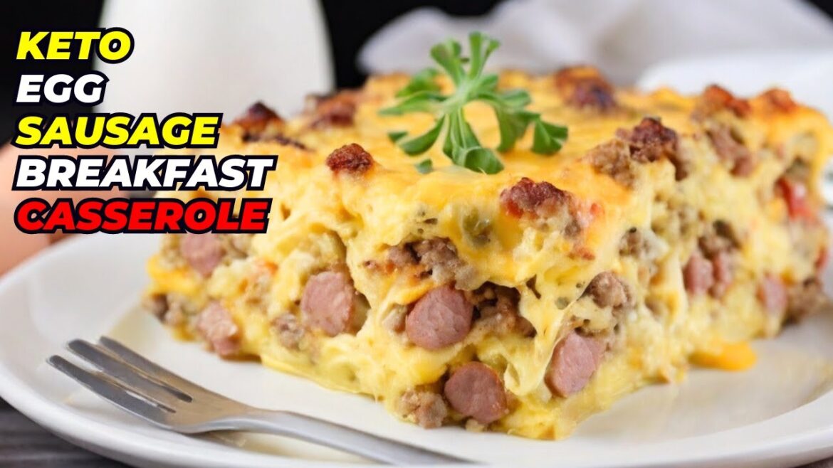 Keto Egg and Sausage Breakfast Casserole | Easy Low-Carb Brunch Recipe Keto Egg and Sausage Breakfast Casserole | Easy Low-Carb Brunch Recipe
