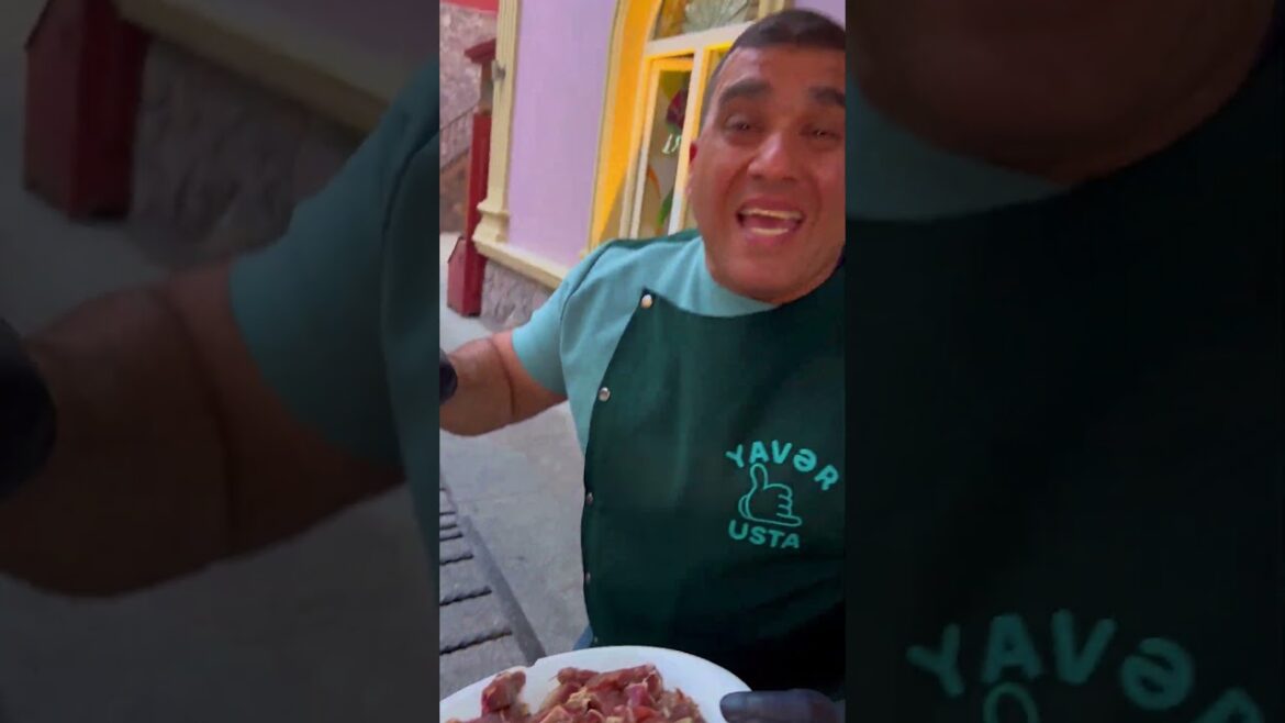 Chef Yaver cooks one of his most famous dishes, basma kebab, with emke oil and tomatoes.#food#recipe