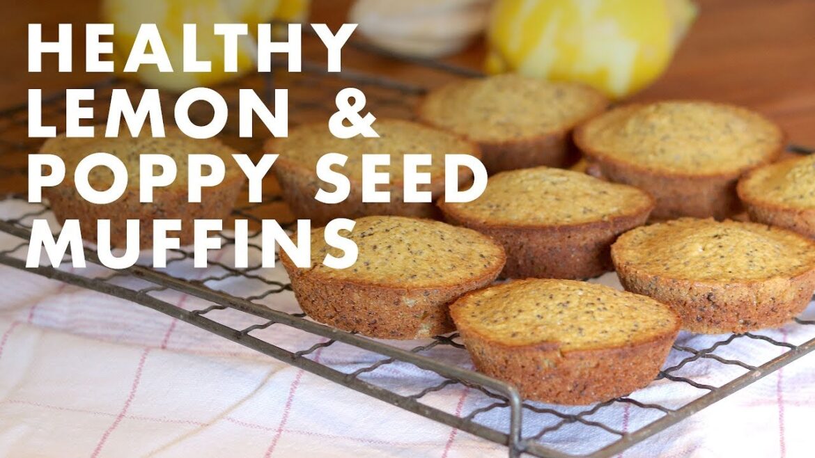 Healthy Bodybuilding Snack | Lemon & Poppy Seed Muffin Recipe