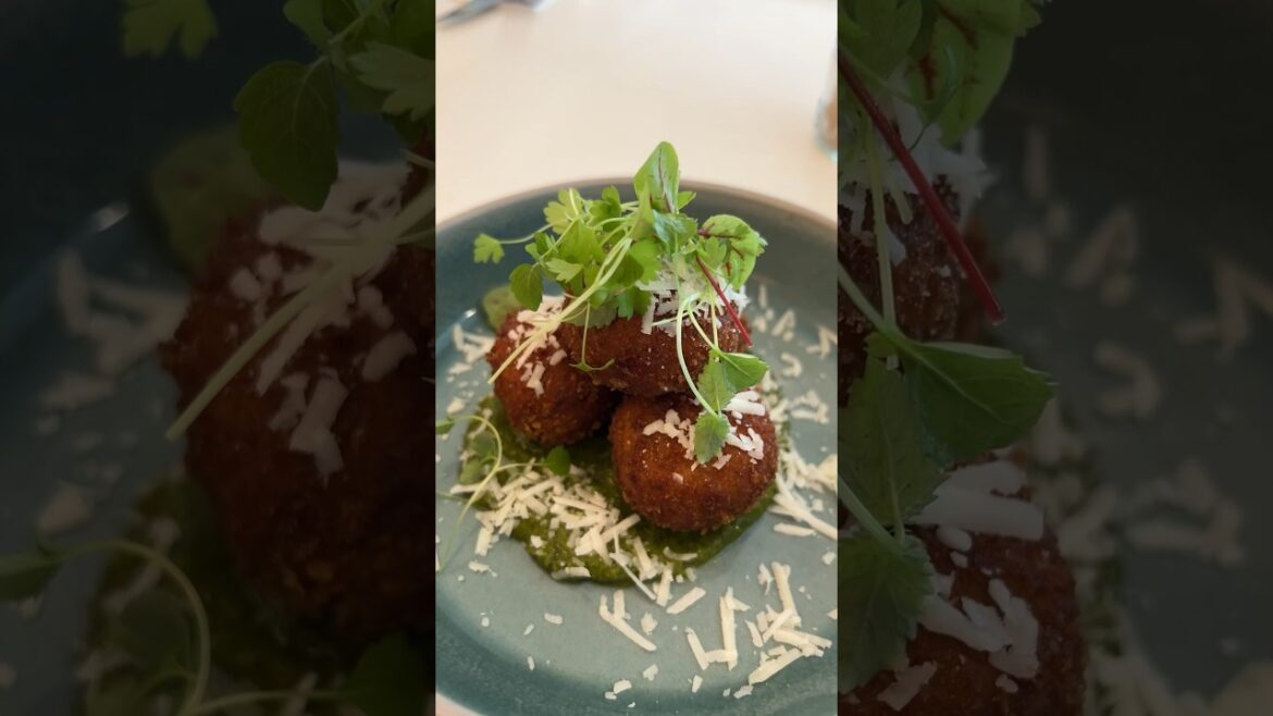 Trying The Best Arancini Balls in my Area