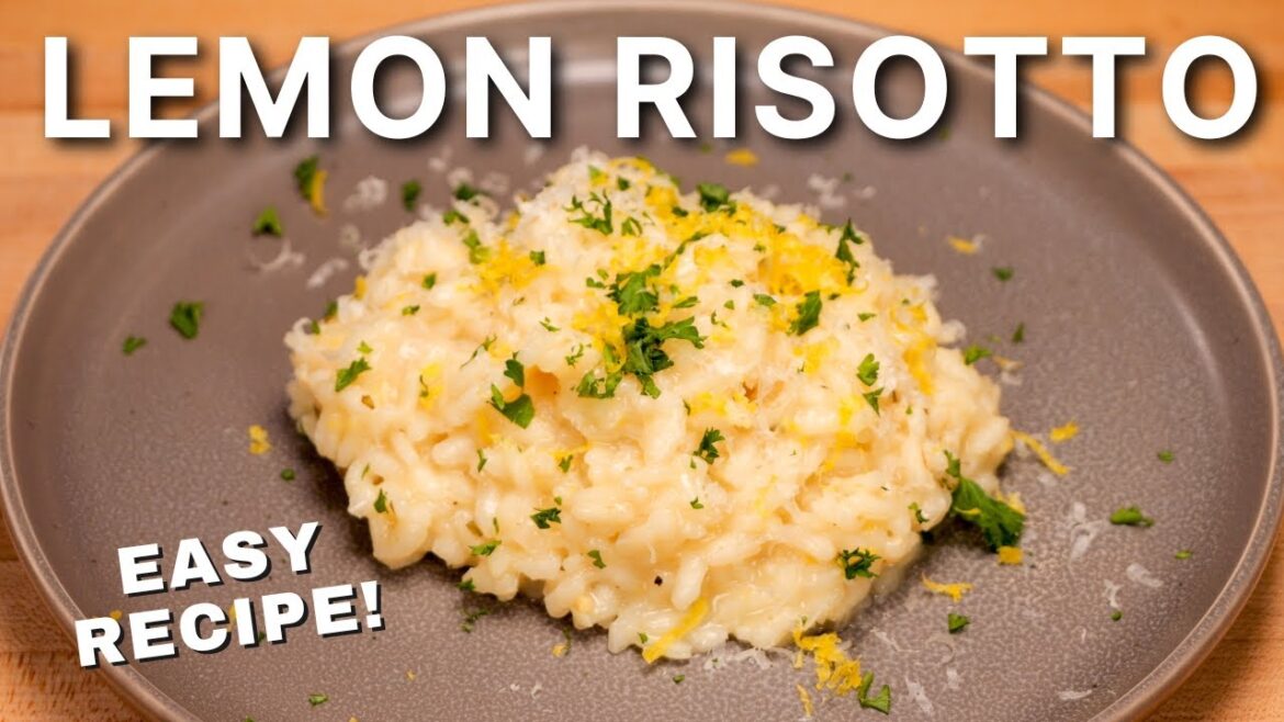 The EASY 30 Minute Lemon Risotto I Can’t Get Enough Of