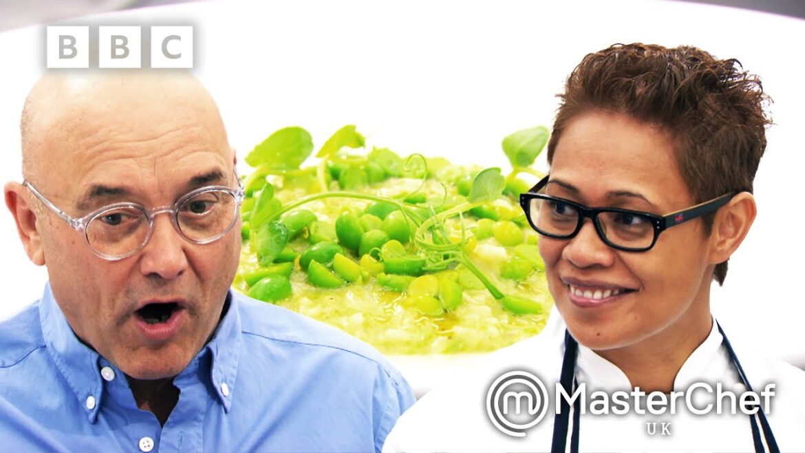 Monica Galetti’s Green Pea Risotto! | MasterChef UK Monica Galetti's Green Pea Risotto! | MasterChef UK