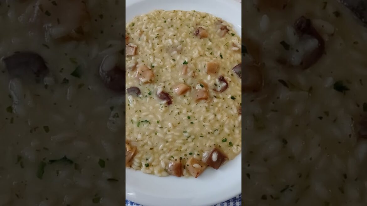 mushroom risotto