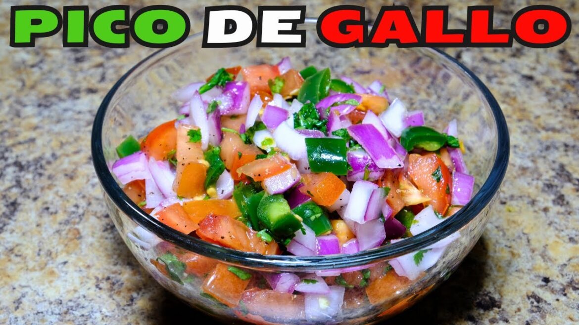 Homemade PICO DE GALLO Recipe | Fresh & Easy Salsa Homemade PICO DE GALLO Recipe | Fresh & Easy Salsa
