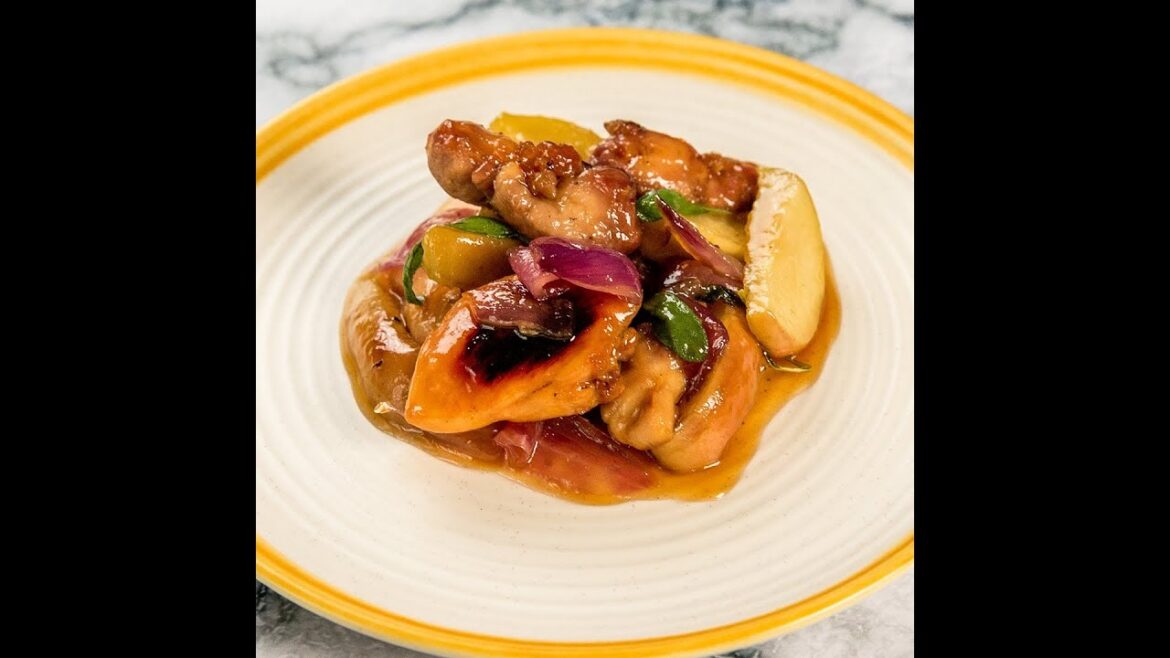 Honey-Glazed Chicken and Apple Stew