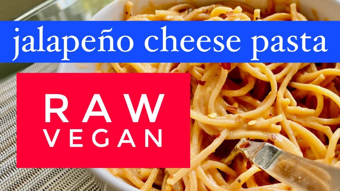 RAW VEGAN Cheese SPICY ZOODLES Recipe