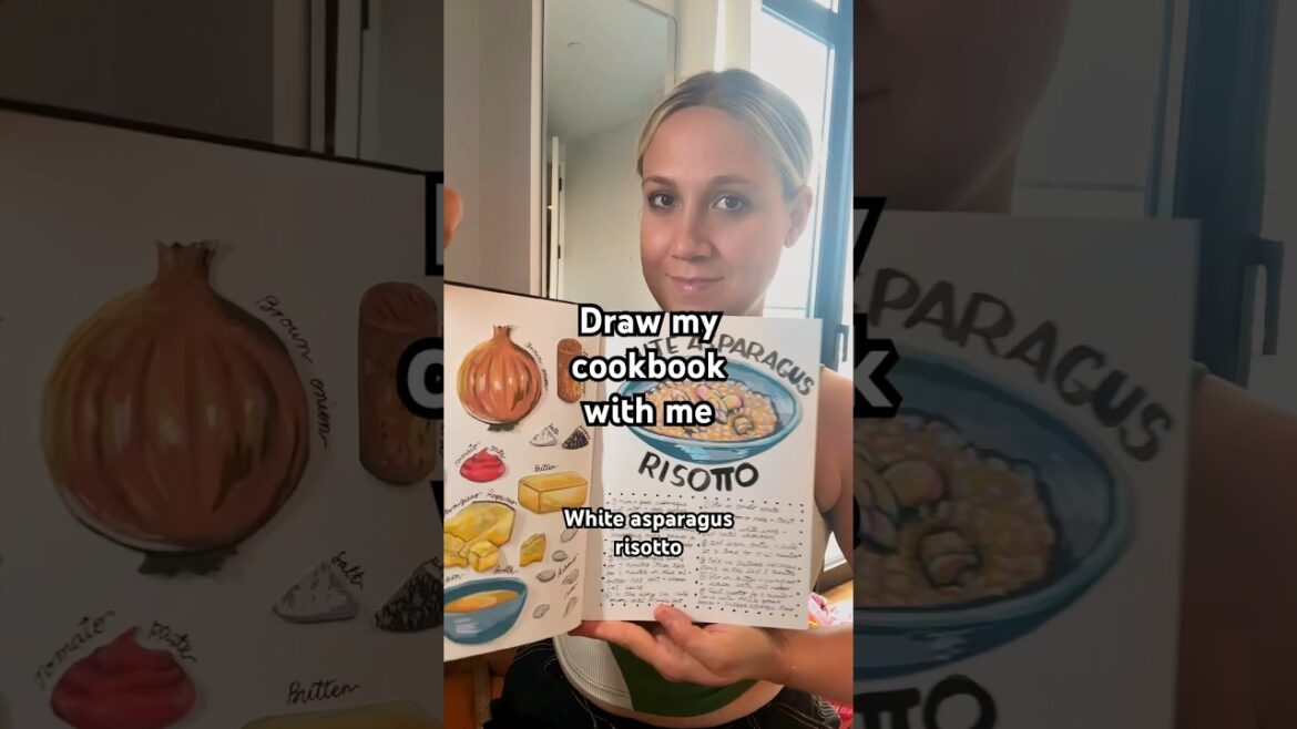 How To Make White Asparagus Risotto: Illustrated Recipe #risotto #asparagus #recipe #art #italian