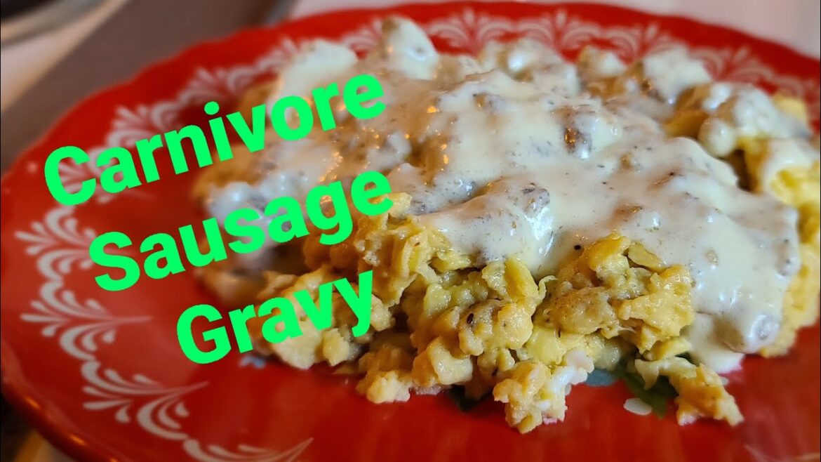 Super AWESOME & Easy Carnivore Sausage Gravy Super AWESOME & Easy Carnivore Sausage Gravy