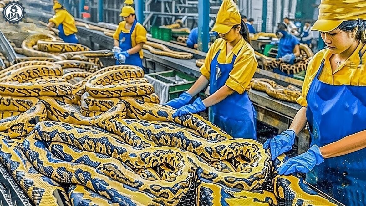 Processing Workers 2.5 Million Snakes In The Factory | Food Processing Machines Processing Workers 2.5 Million Snakes In The Factory | Food Processing Machines