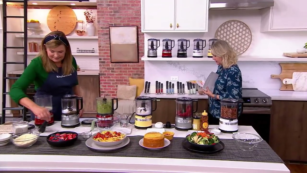 KitchenAid 5Cup 2Speed Food Chopper w/ Whisking Blade on QVC Dining and Cooking