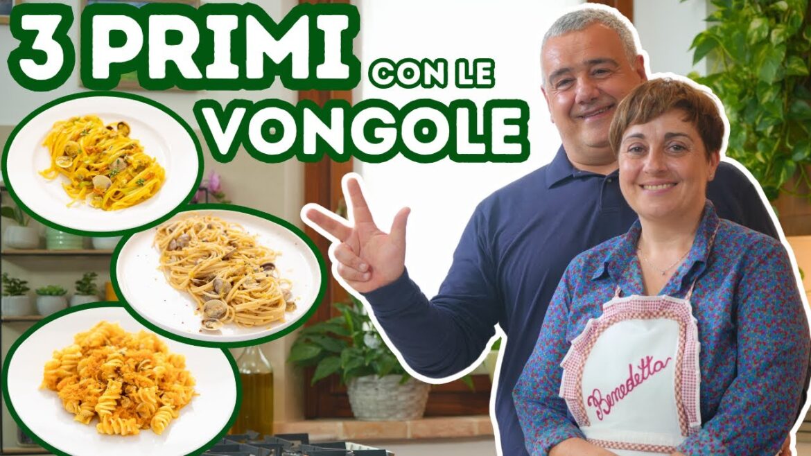 3 PRIMI PIATTI CON LE VONGOLE Ricetta Facile – Fatto in Casa da Benedetta 3 PRIMI PIATTI CON LE VONGOLE Ricetta Facile - Fatto in Casa da Benedetta