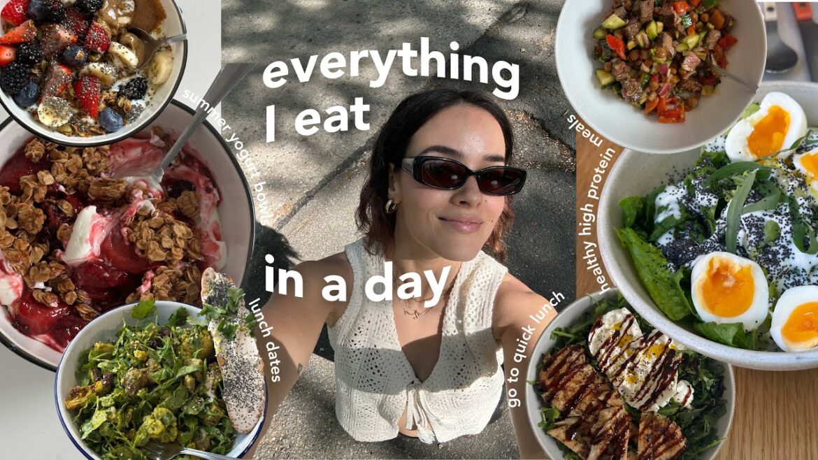 What I Eat In A Few Days | high protein & easy summer recipes that make me feel good! What I Eat In A Few Days | high protein & easy summer recipes that make me feel good!