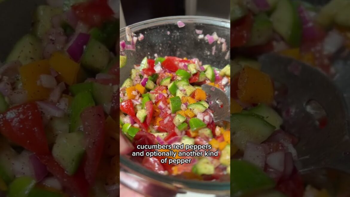How to Cook an Israeli Salad