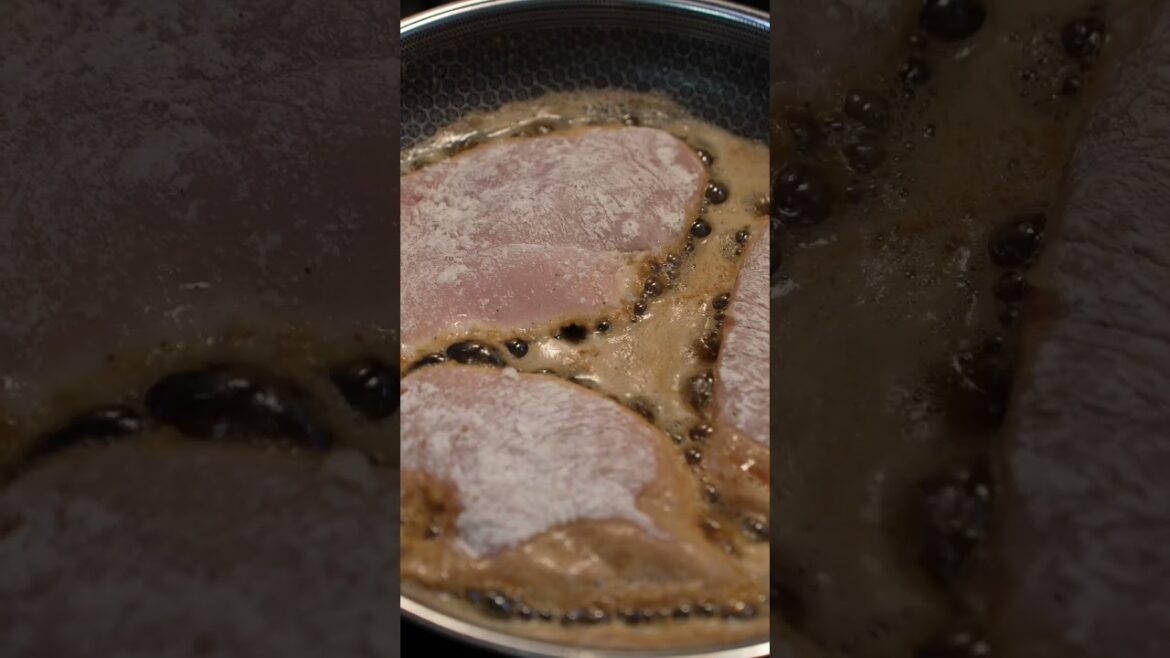 Making Giada De Laurentiis’ beautifully simple chicken piccata recipe.