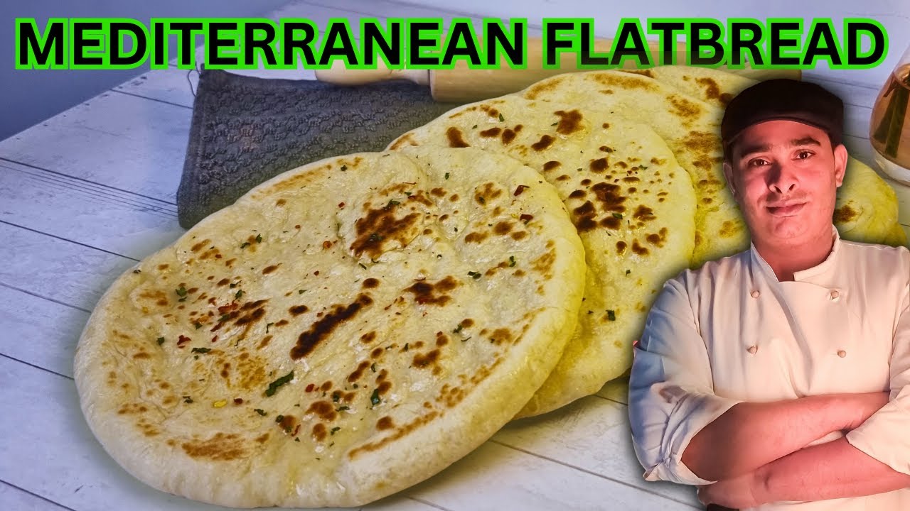 [ NO OVEN ] How to make SOFT AND FLUFFY FLATBREAD on your Stove Top