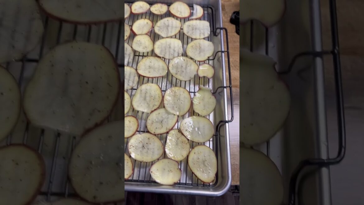 Making potato chips.  #homemade