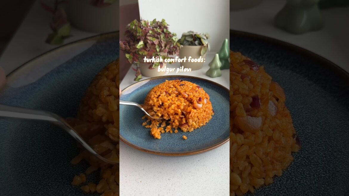 Turkish Comfort Foods: The Best Side Dish, Bulgur Pilavi Recipe / foodieeda