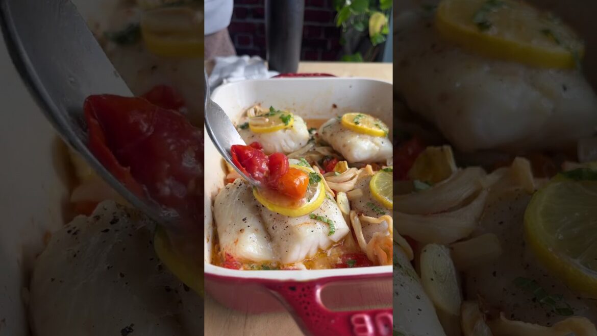 Fish Fennel & Fiery Flair: Baked Cod that Wows in Minutes! Fish Fennel & Fiery Flair: Baked Cod that Wows in Minutes!