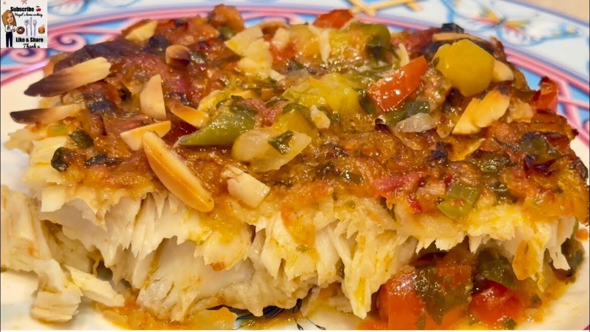 Fish Fillet with Chili Vegetables Sauce in Beirut style | Samke Harra Beiyrutiyyi Fish Fillet with Chili Vegetables Sauce in Beirut style | Samke Harra Beiyrutiyyi