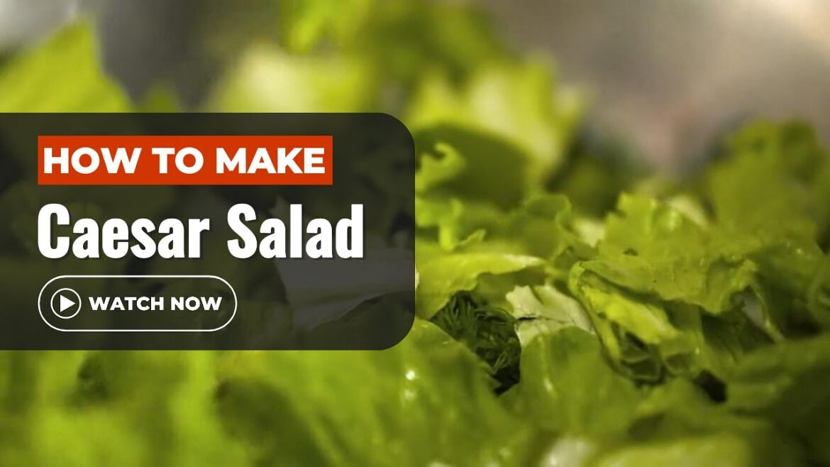 How to Make Classic Caesar Salad | Easy Caesar Salad Recipe