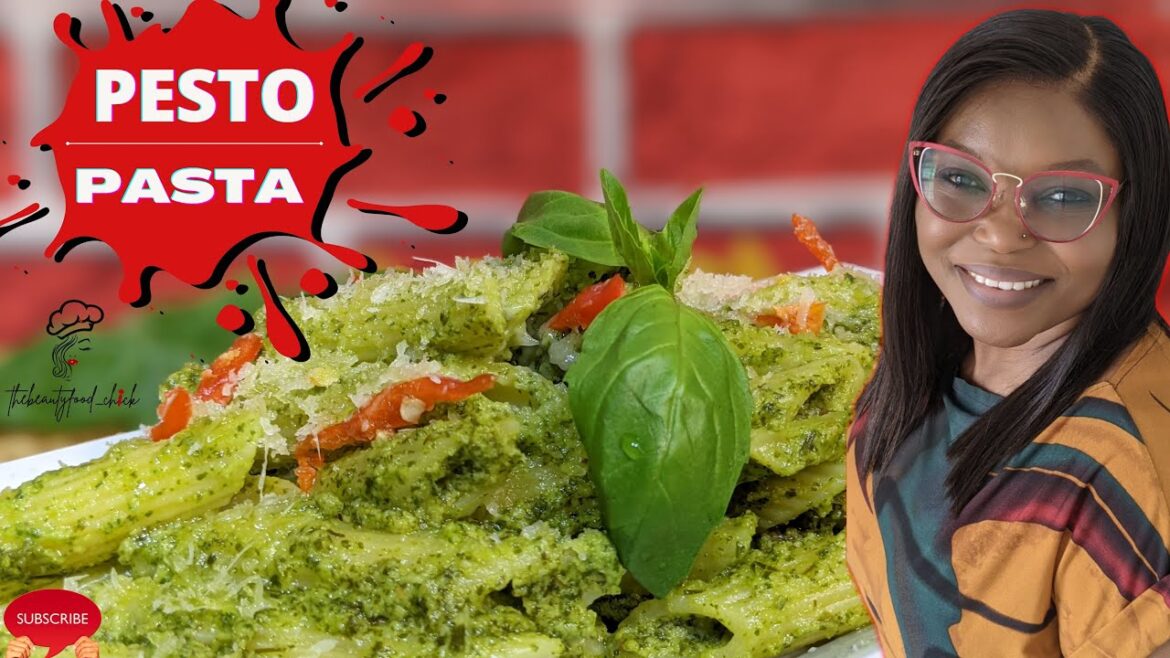 How To Make Pesto Pasta PENNE PASTA WITH PESTO thebeautyfoodchick How To Make Pesto Pasta PENNE PASTA WITH PESTO thebeautyfoodchick