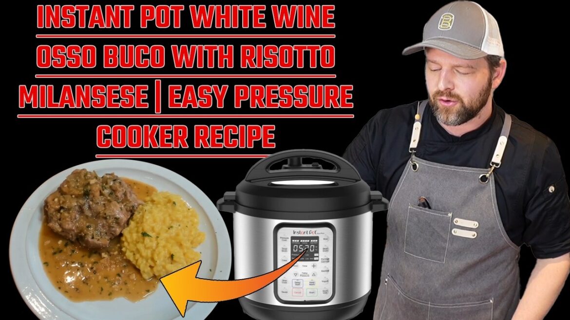 Instant Pot White Wine Osso Buco with Risotto Milanese | Easy Pressure Cooker Recipe Instant Pot White Wine Osso Buco with Risotto Milanese | Easy Pressure Cooker Recipe