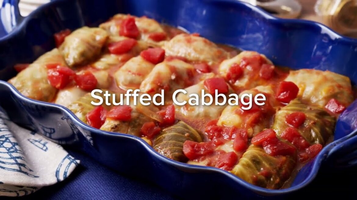 Stuffed Cabbages for Hanukkah - Holishkes or Stuffed Cabbage Recipe | Big Y Dig In