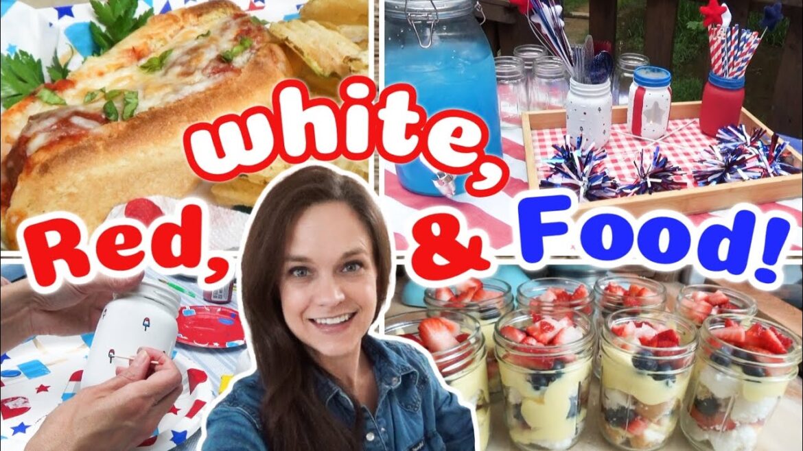 Quick & Easy Foods & Crafts for the 4th of July! | Homemade Meatball Subs & DIY Patriotic Mason Jars