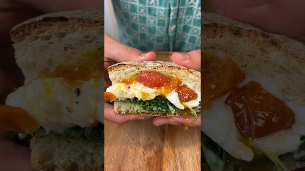 Authentic Italian Caprese Sandwich!