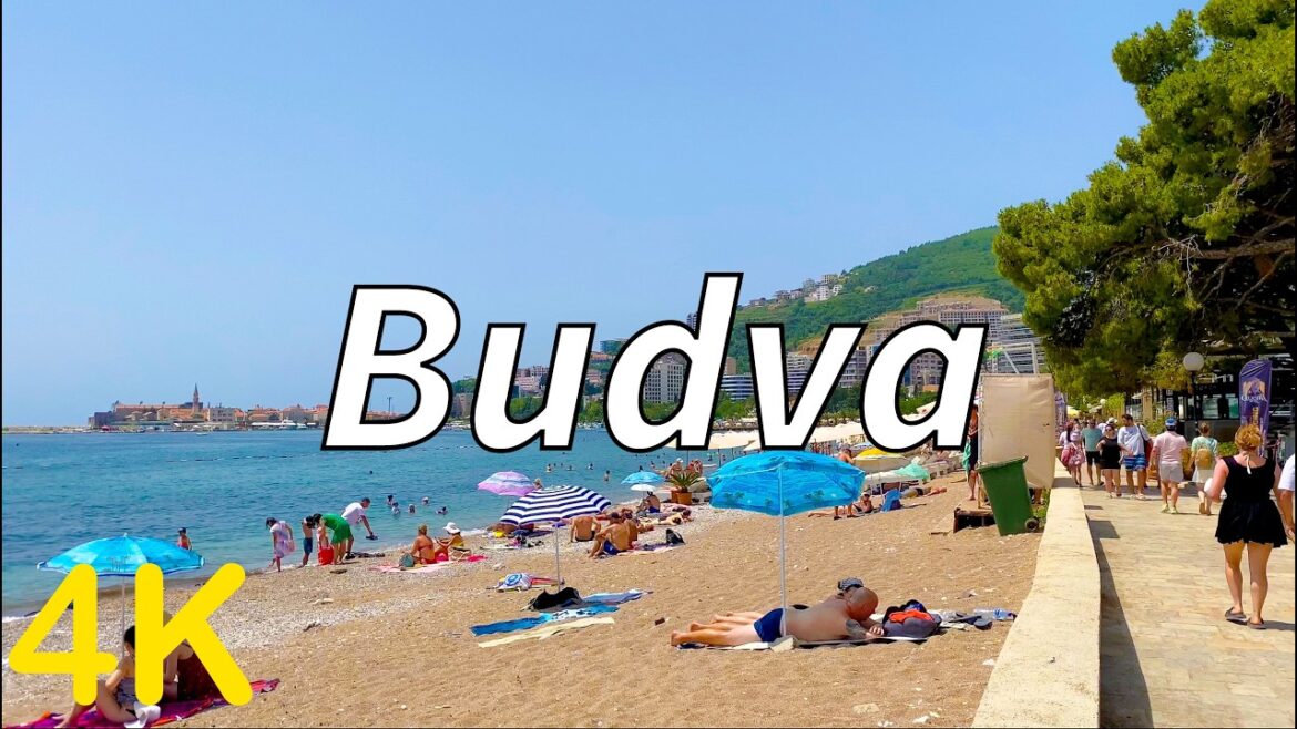 Budva Montenegro 4K Walking Tour - June 2024