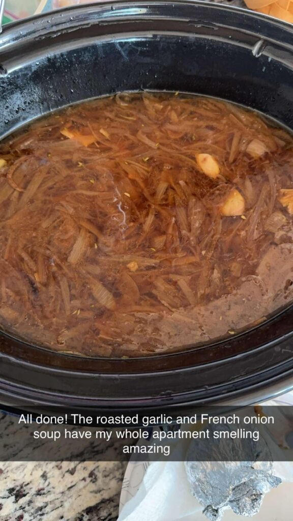 French onion soup update