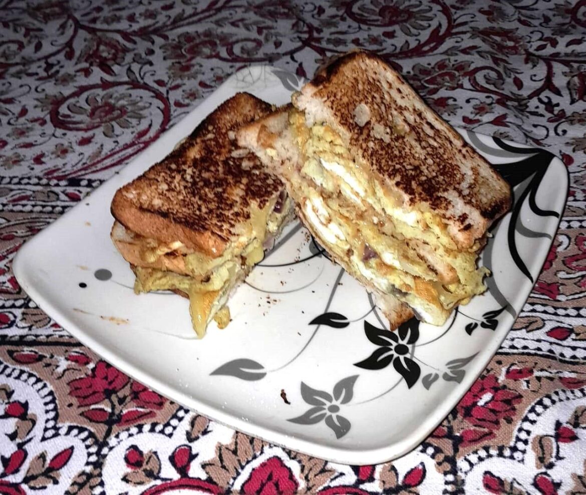 Put an Egg...or 3, then on a couple of few of bread & Call it a Double Decker!