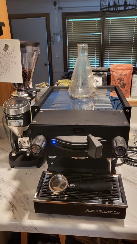 Espresso machine for my coffee cart finally arrived!