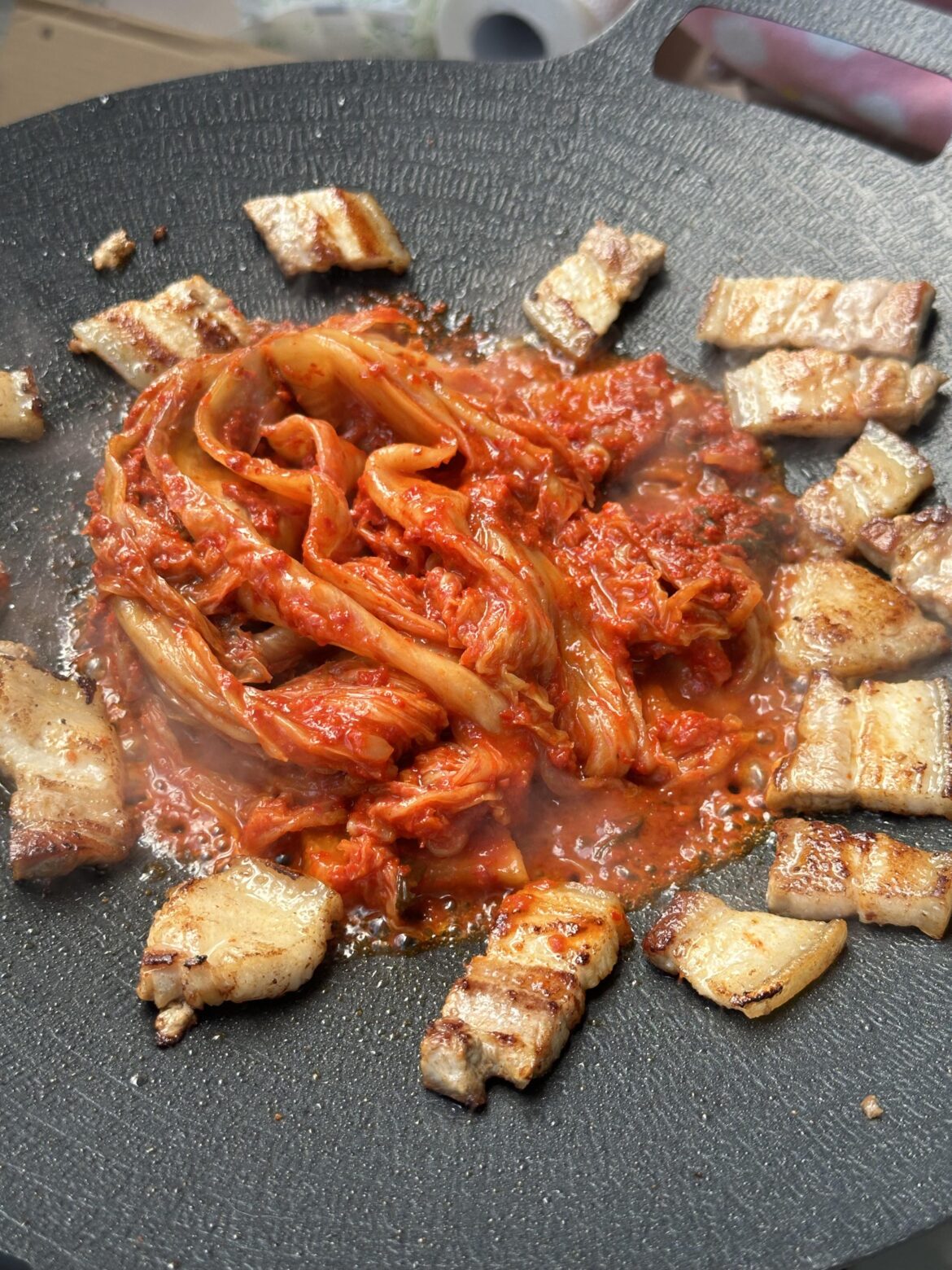 K bbq with homemade kimchi 💕