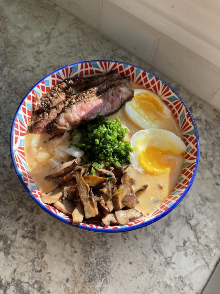 [homemade] beef ramen