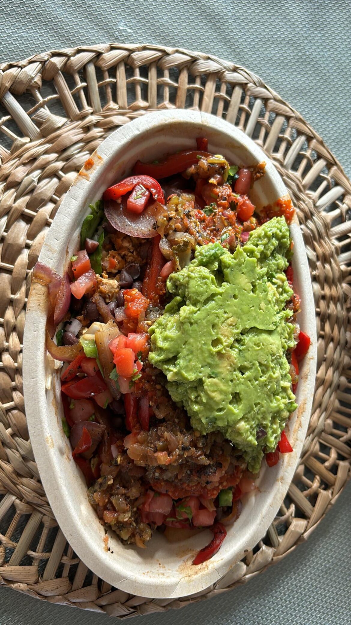 Vegan 720 cal chipotle order