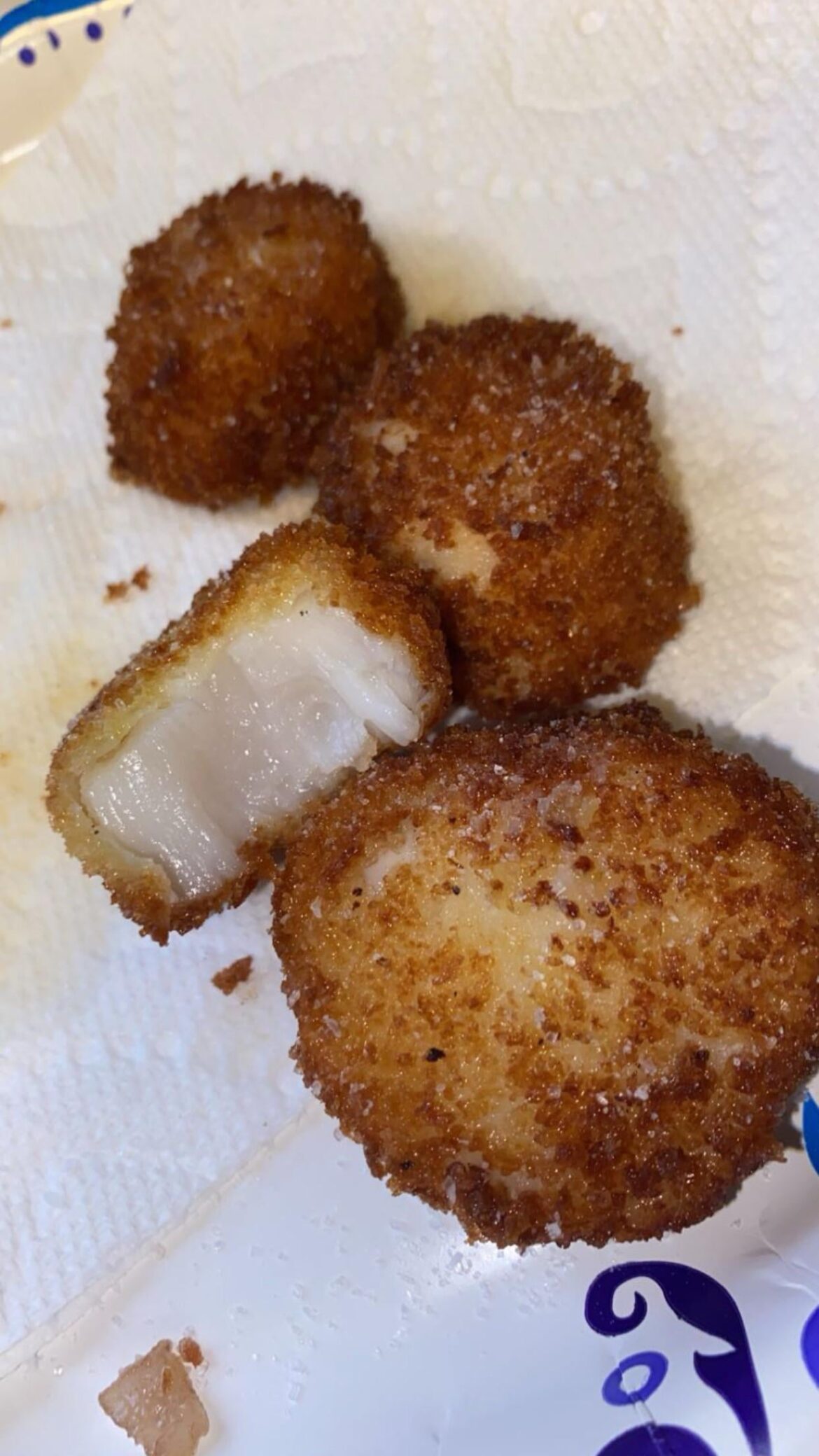 [Homemade] Fried scallops