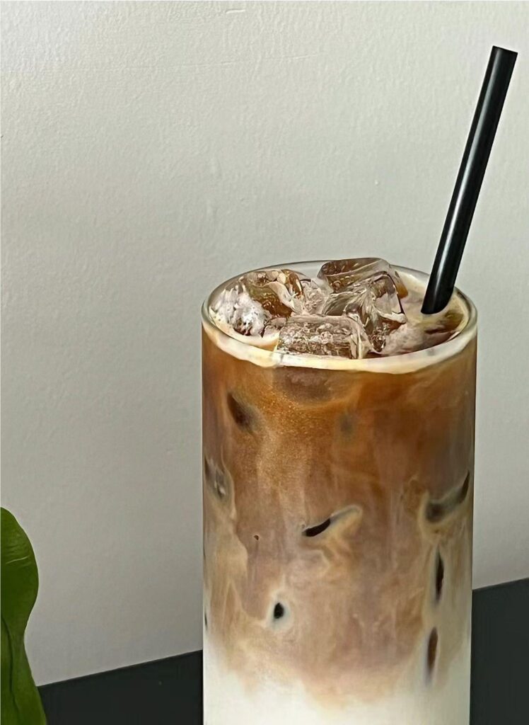 I feel good drinking coffee by myself