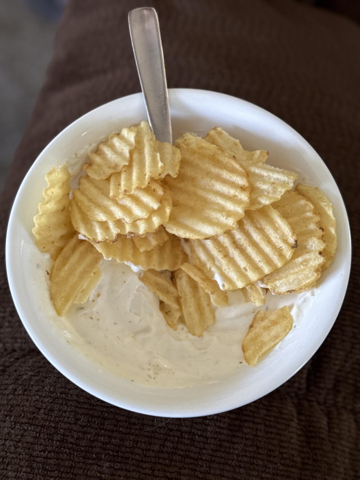 Call me crazy, but healthy ranch dip.