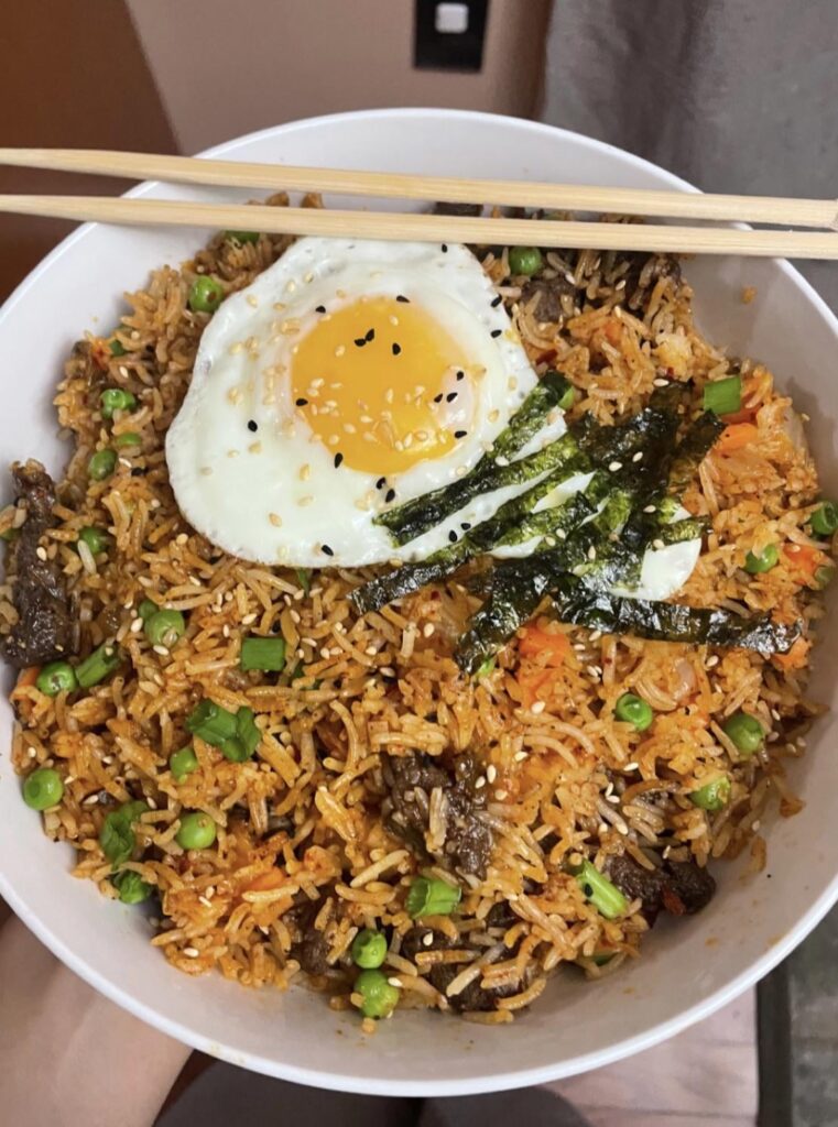 [homemade] Bulgogi kimchi fried rice.