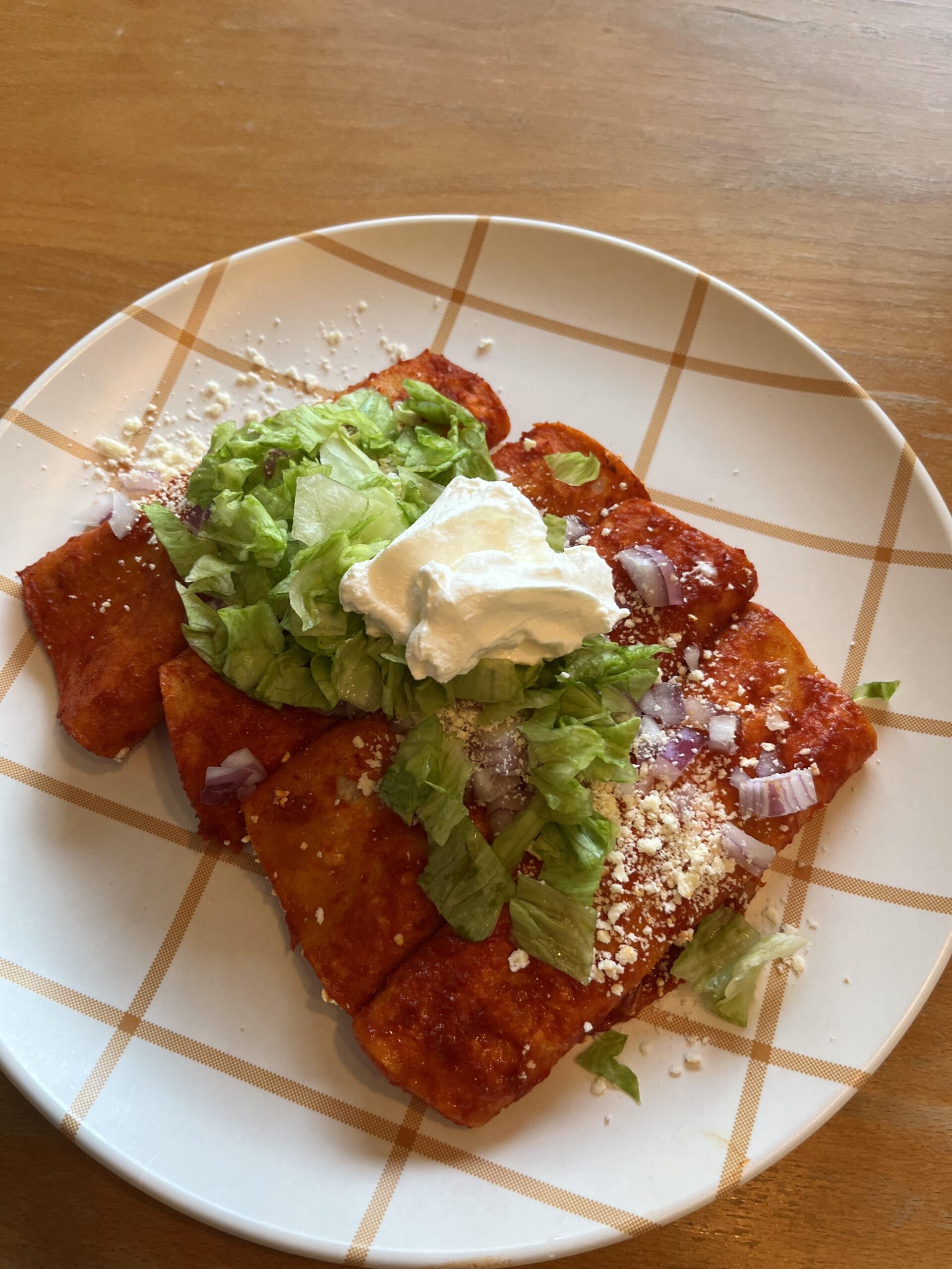 Enchiladas de queso y cebolla Dining and Cooking
